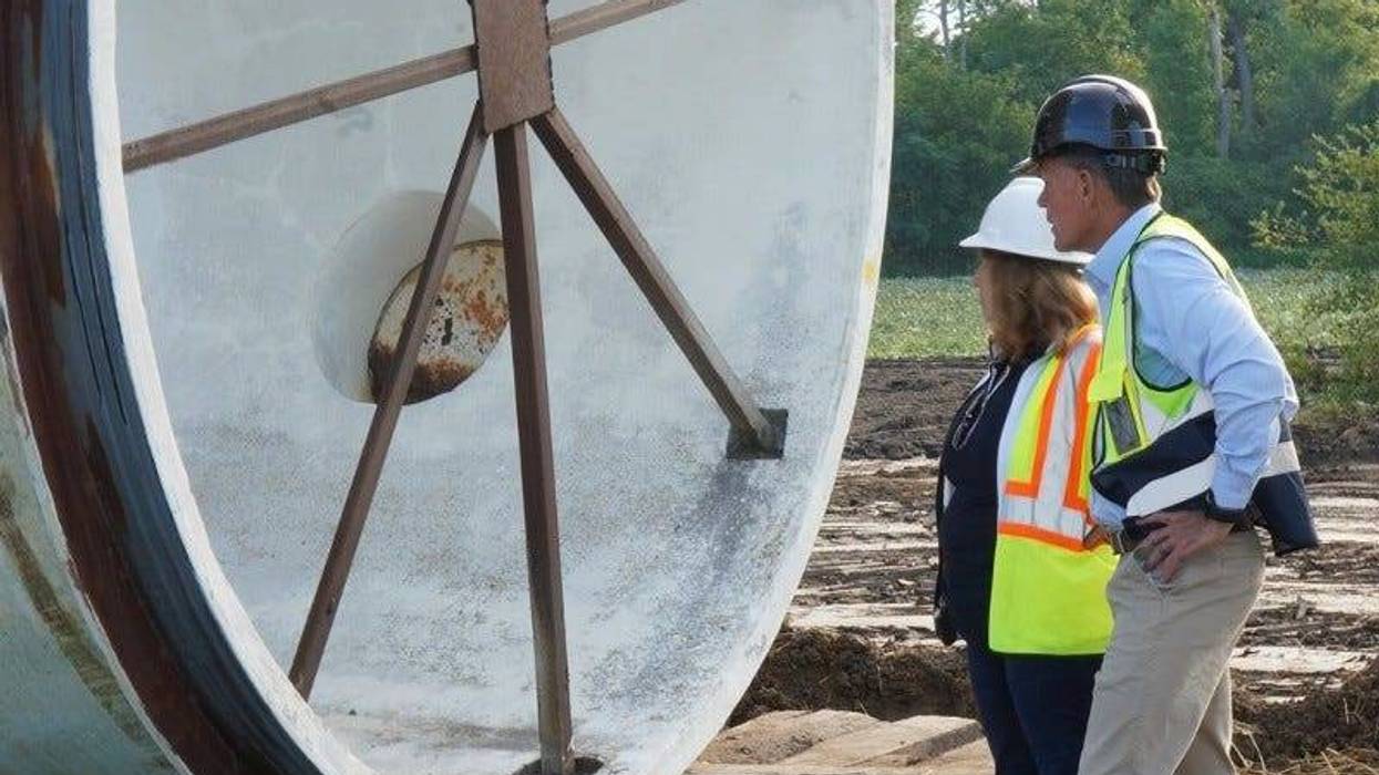 Water main break