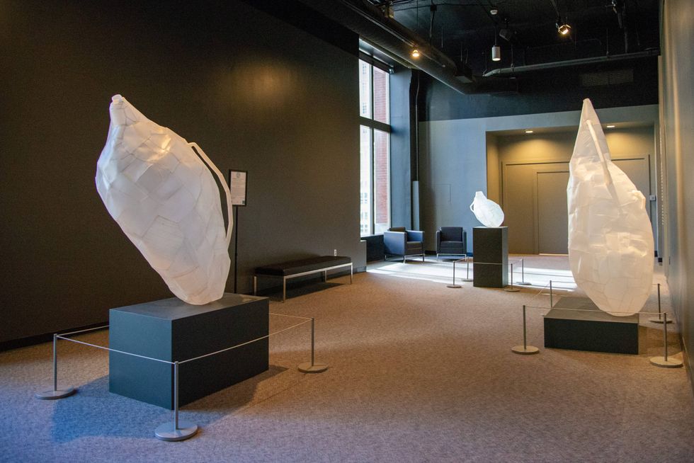 "Waterline," by Silas McDonough, will be at The Academy of Natural Sciences, 1900 Benjamin Franklin Parkway, through Jan. 8.