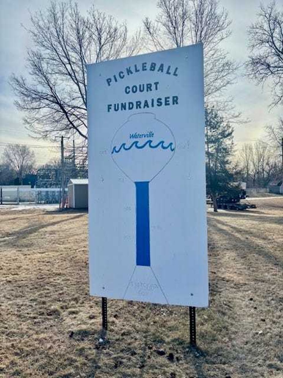 Waterville is even trying to join the Pickleball craze, with a fundraiser for a new court.