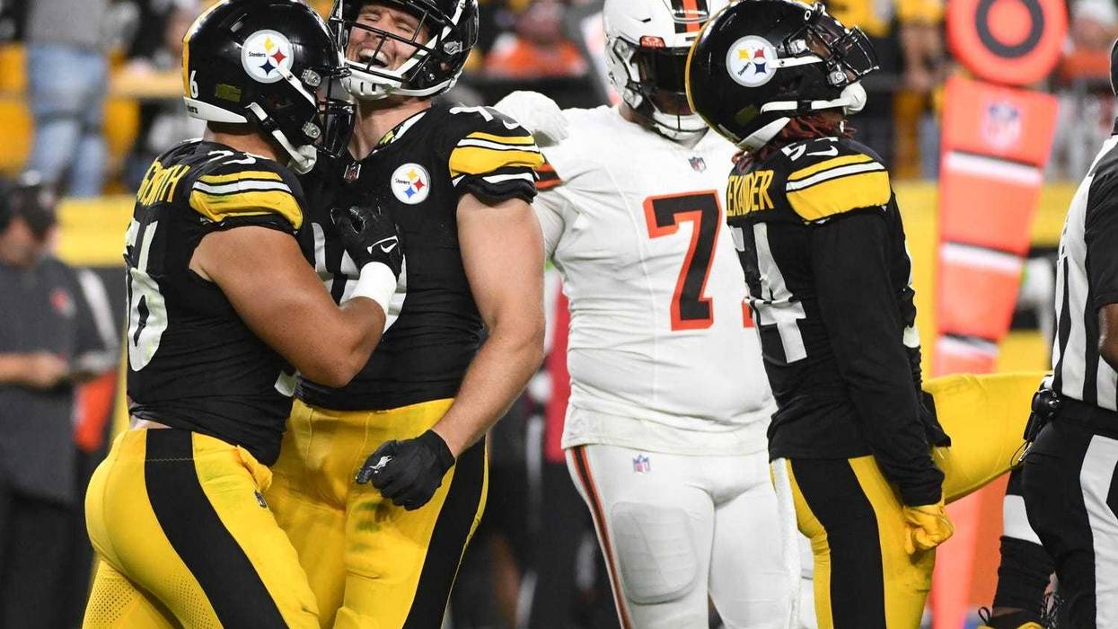 Watt Highsmith celebrating vs Cleveland