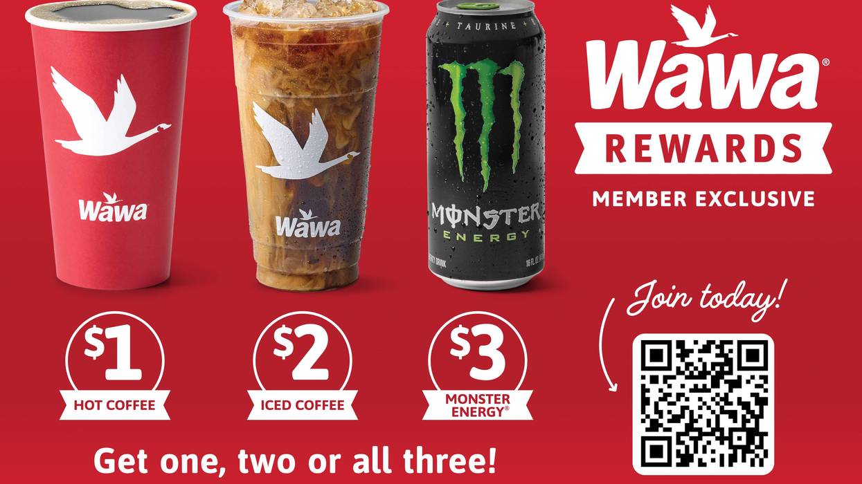 Wawa Launches $1 Hot Coffee, $2 Iced Coffee and $3 Monster Energy Drink Offers for Rewards Members