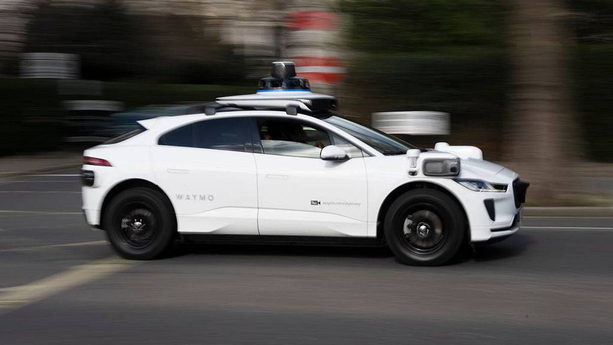 Waymo Self-Driving Electric Car Sighted In London