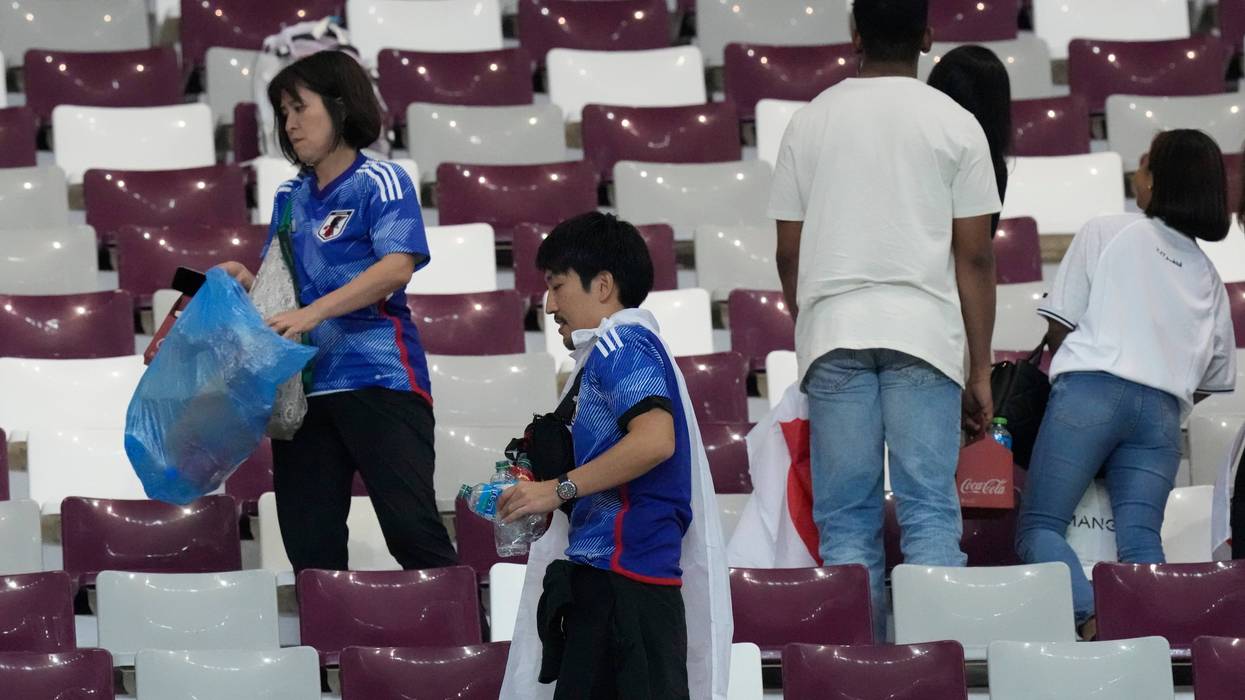 WCup Japan Cleans Up Soccer