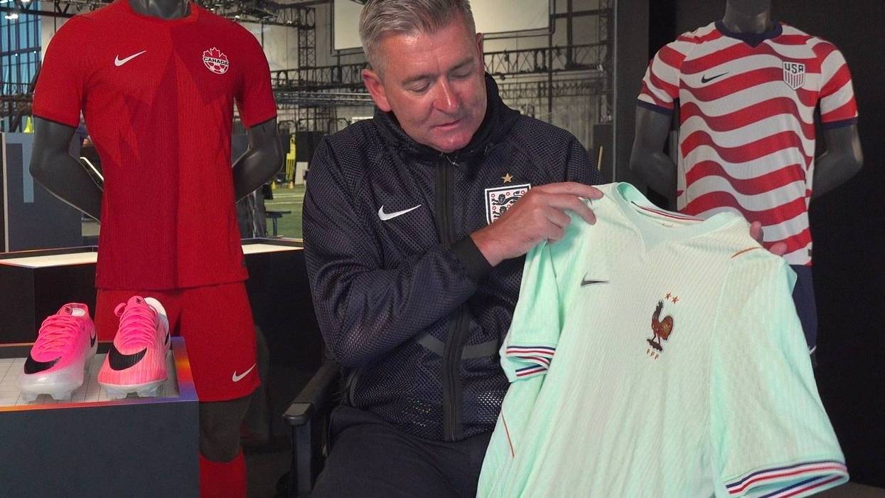 WCup Soccer Making the Uniforms