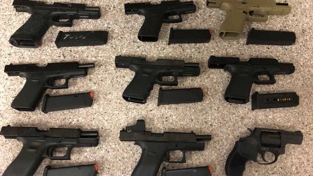 Weapons recovered from Yamil Torres-Rincon, who allegedly sold the firearms to undercover officers during four transactions between September and November of this year.
