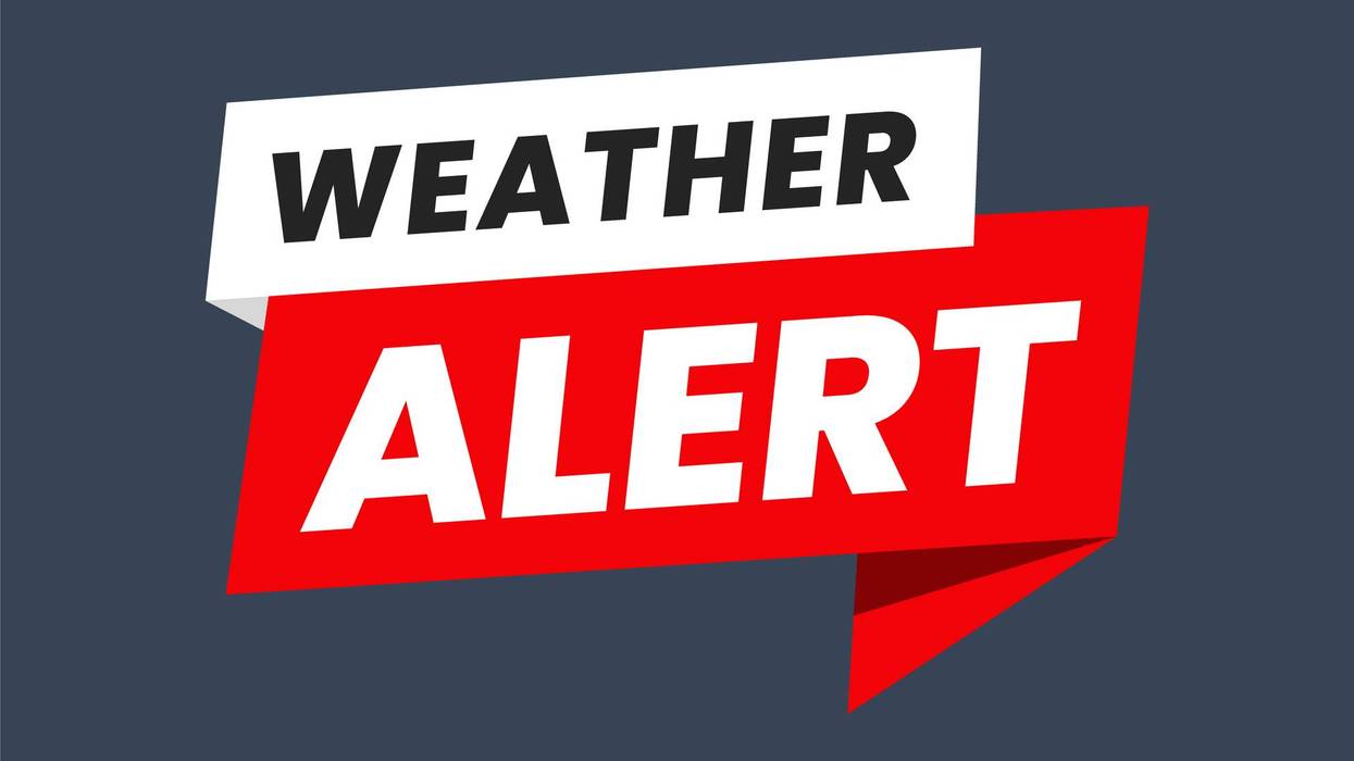 Weather Alert Banner, Poster, Vector Template