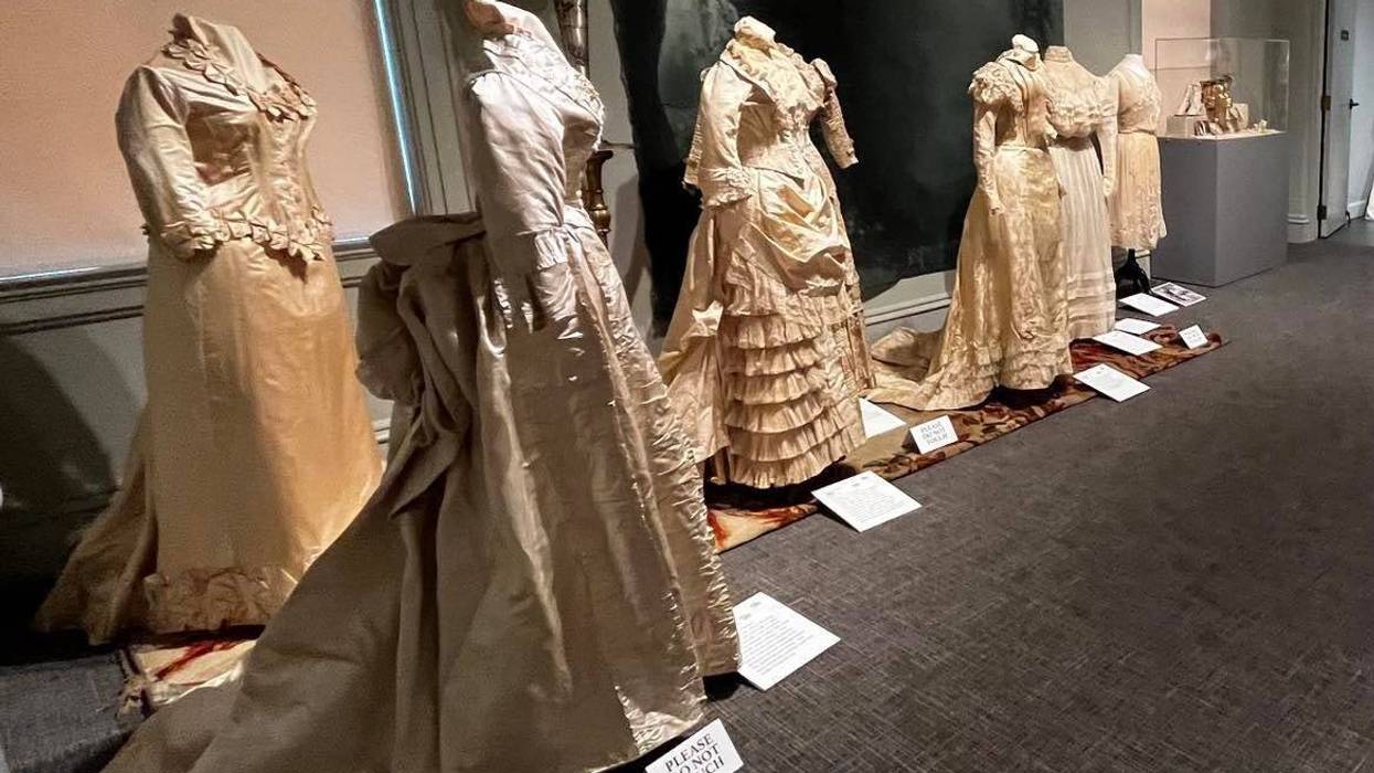 Wedding dresses from the 1860s to present day on display at Campbell House Museum