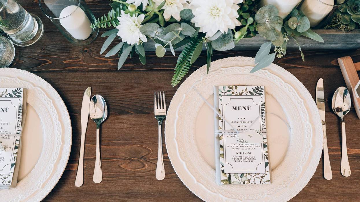 Wedding Reception Table Decor