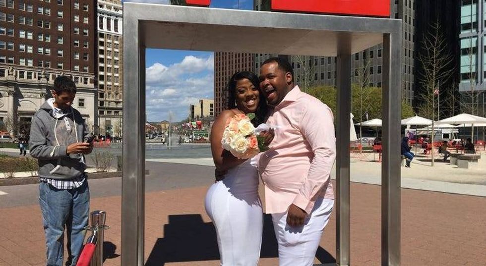 Wedding Wednesdays resume, couples say 'I do' at LOVE Park