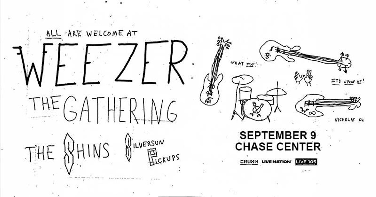 Weezer Chase Center 2026