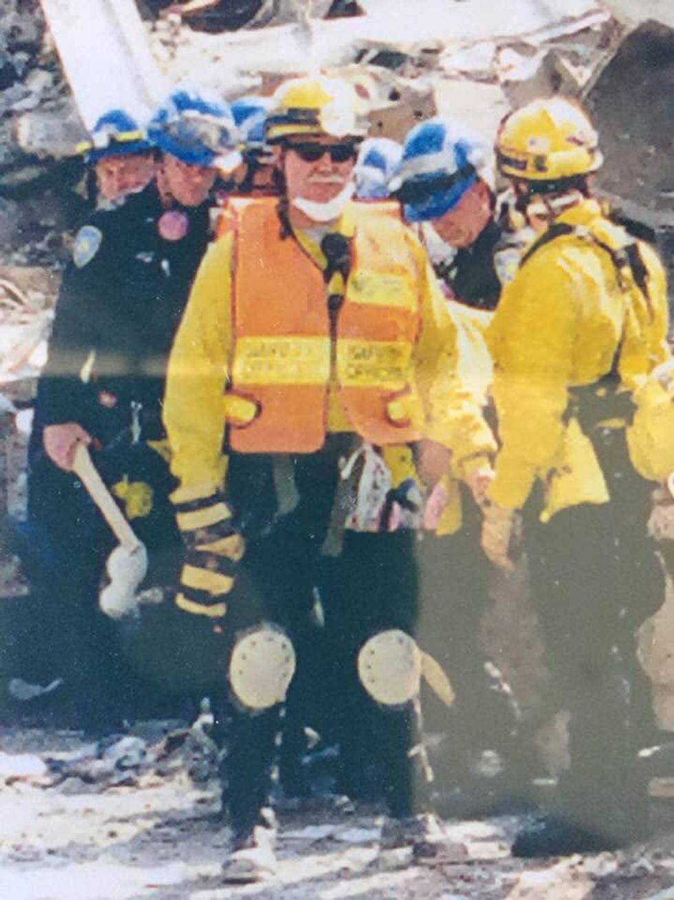 Wehrli was at Ground Zero for 10 days to oversee 35 rescuers, including structural engineers, rescue specialists, canine specialists, and medical personnel, after the Twin Towers fell.