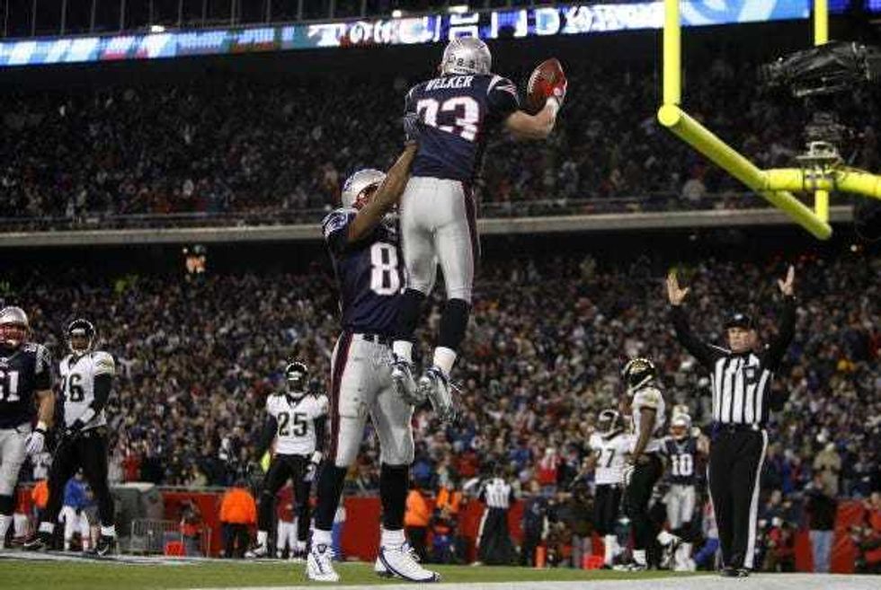 Wes Welker and Randy Moss