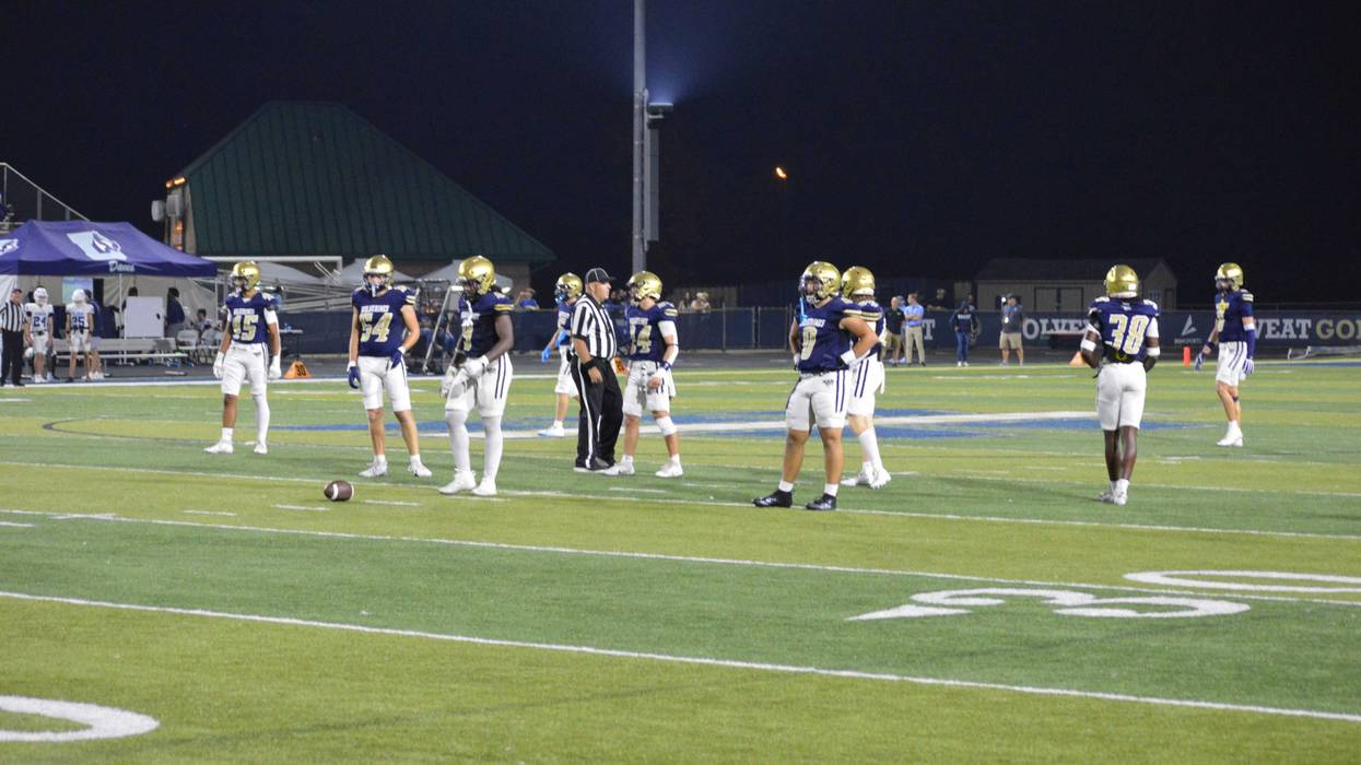 West Forsyth defense waits for Denmark offense to line up