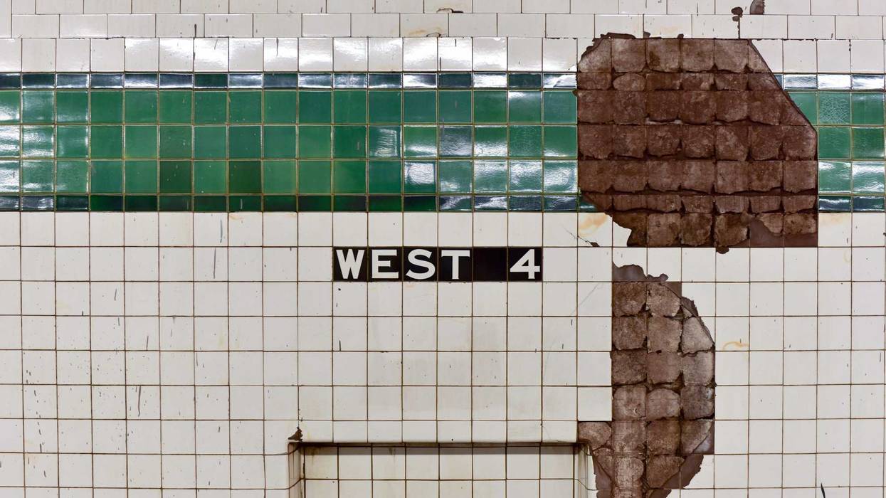 West Fourth Street Subway stop in New York City.