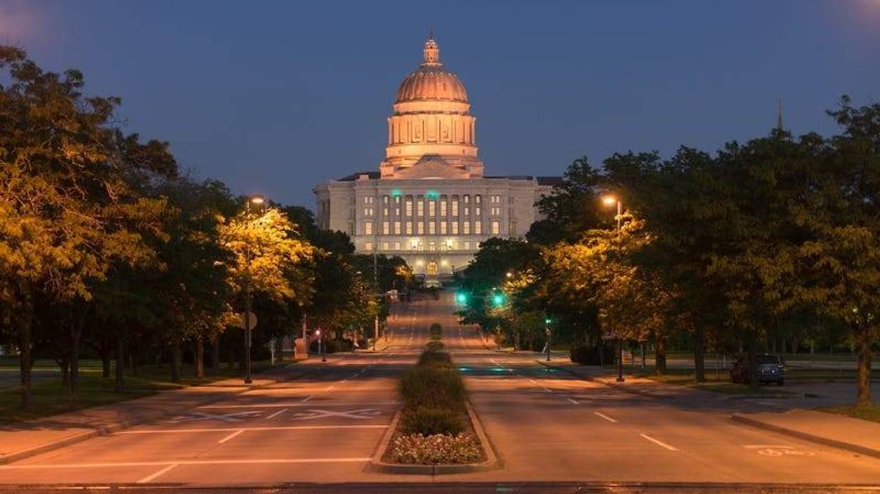 West Main Street leads right to the Capital in Jefferson City