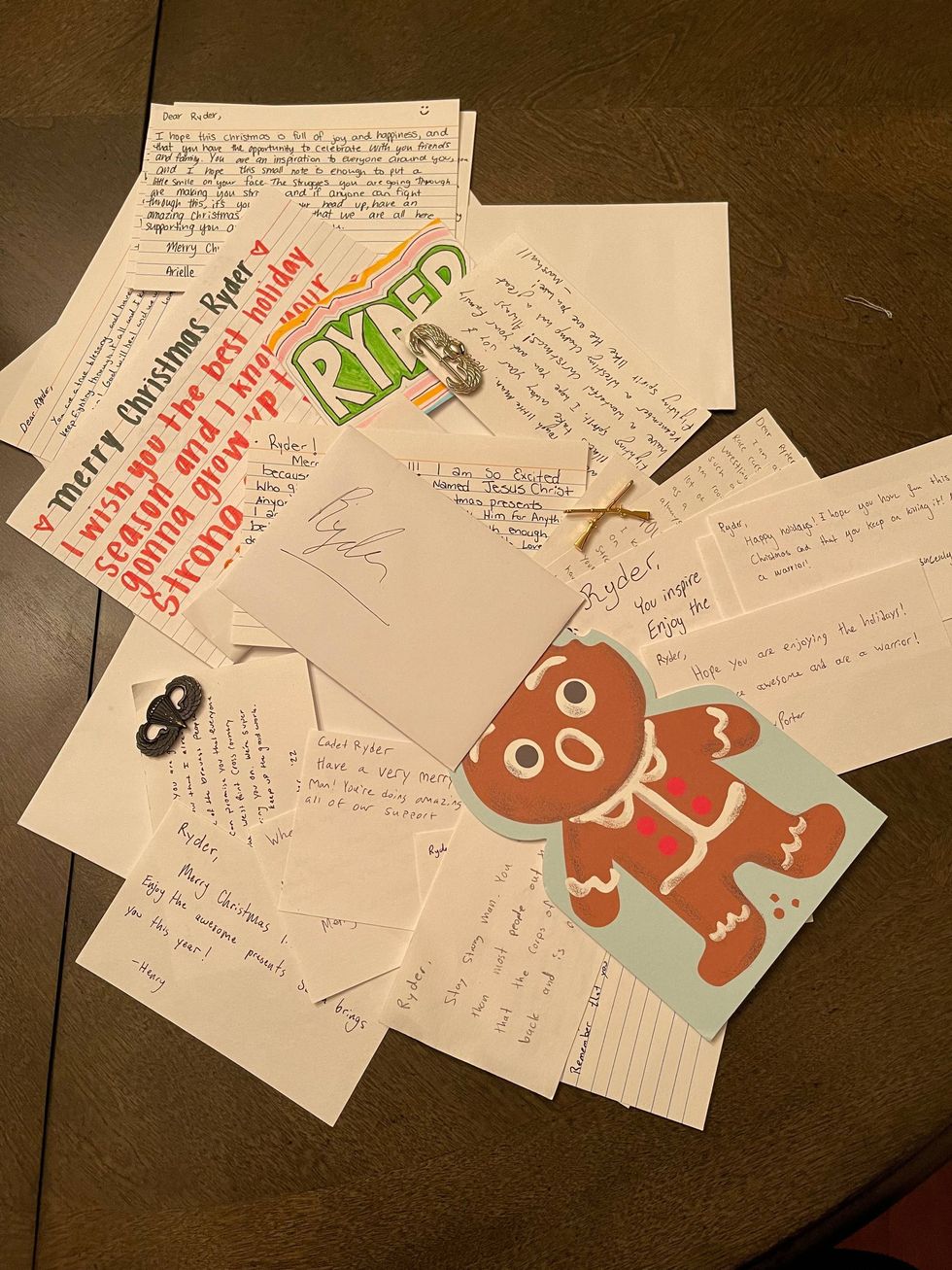 West Point Christmas cards for Ryder