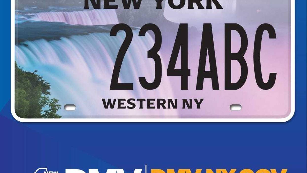 Western New York license plate