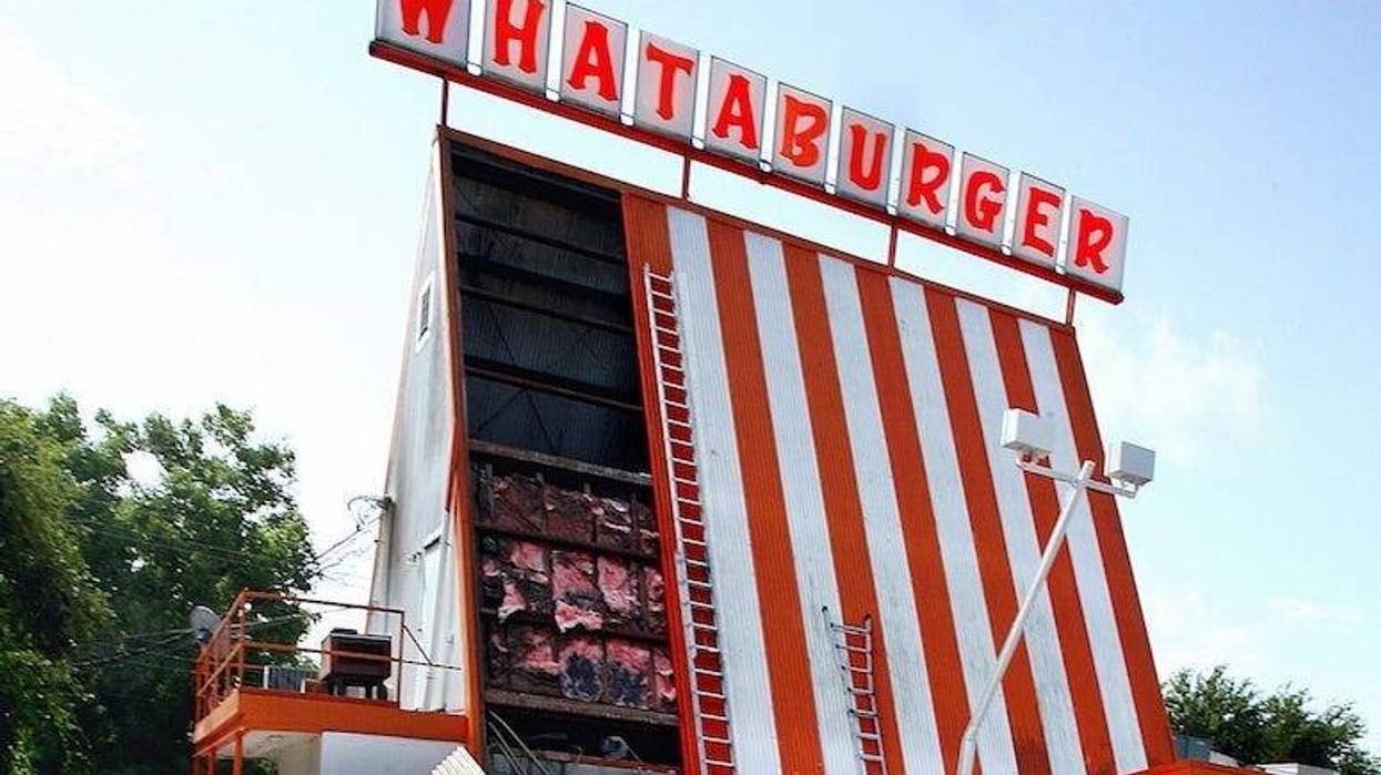 Whataburger, Last Remaining A-frame, Sign, Close Up, 2007