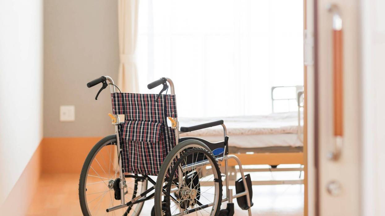 Wheelchair in nursing home