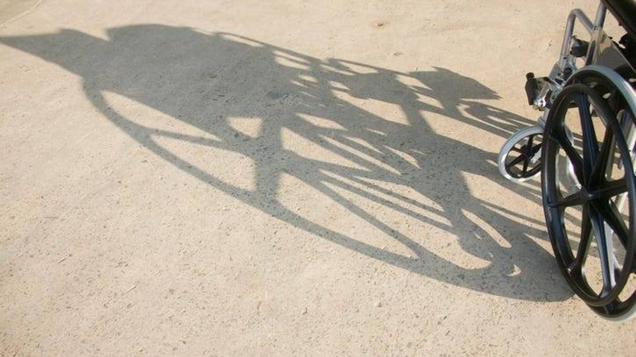 wheelchair shadow
