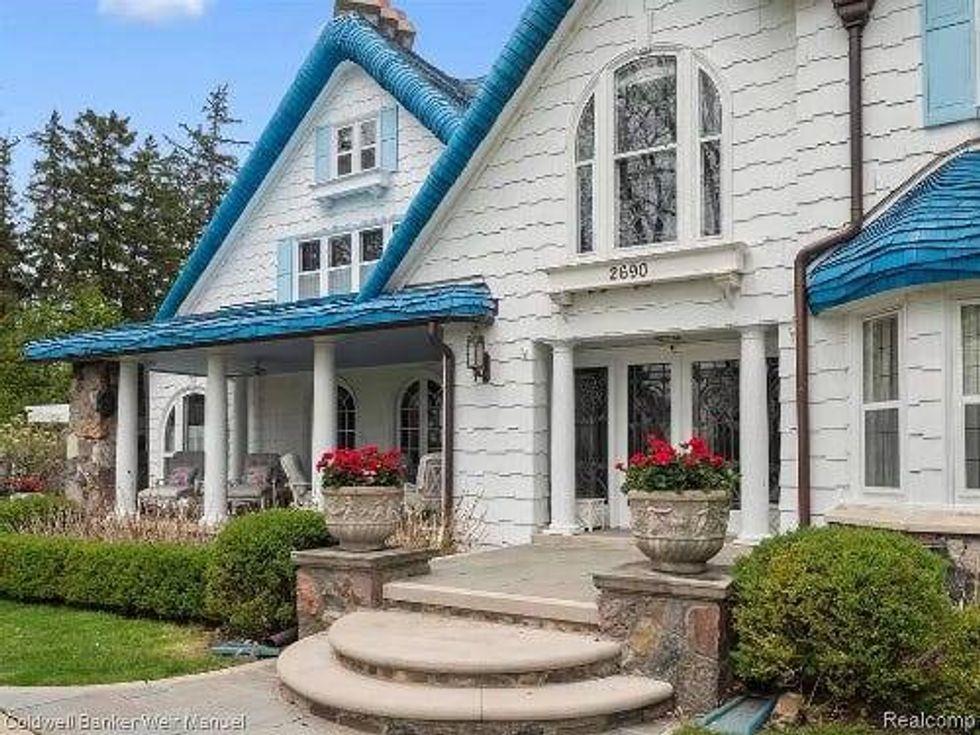 Whether you call it the Hansel and Gretel House, the Blue Jay House or the Smurf House, the newest home to hit the market in West Bloomfield is sure to turn heads — and we