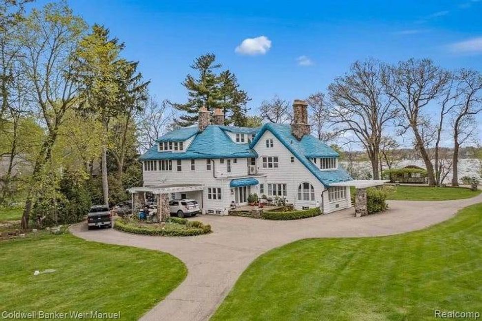 Whether you call it the Hansel and Gretel House, the Blue Jay House or the Smurf House, the newest home to hit the market in West Bloomfield is sure to turn heads — and we