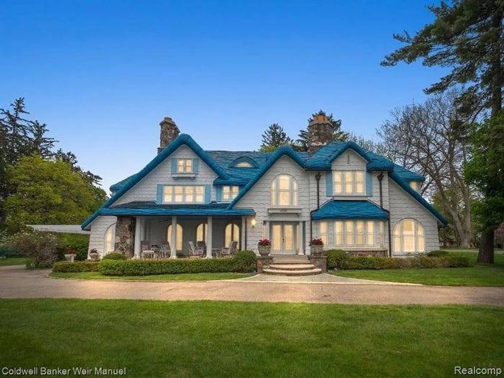 Whether you call it the Hansel and Gretel House, the Blue Jay House or the Smurf House, the newest home to hit the market in West Bloomfield is sure to turn heads — and we