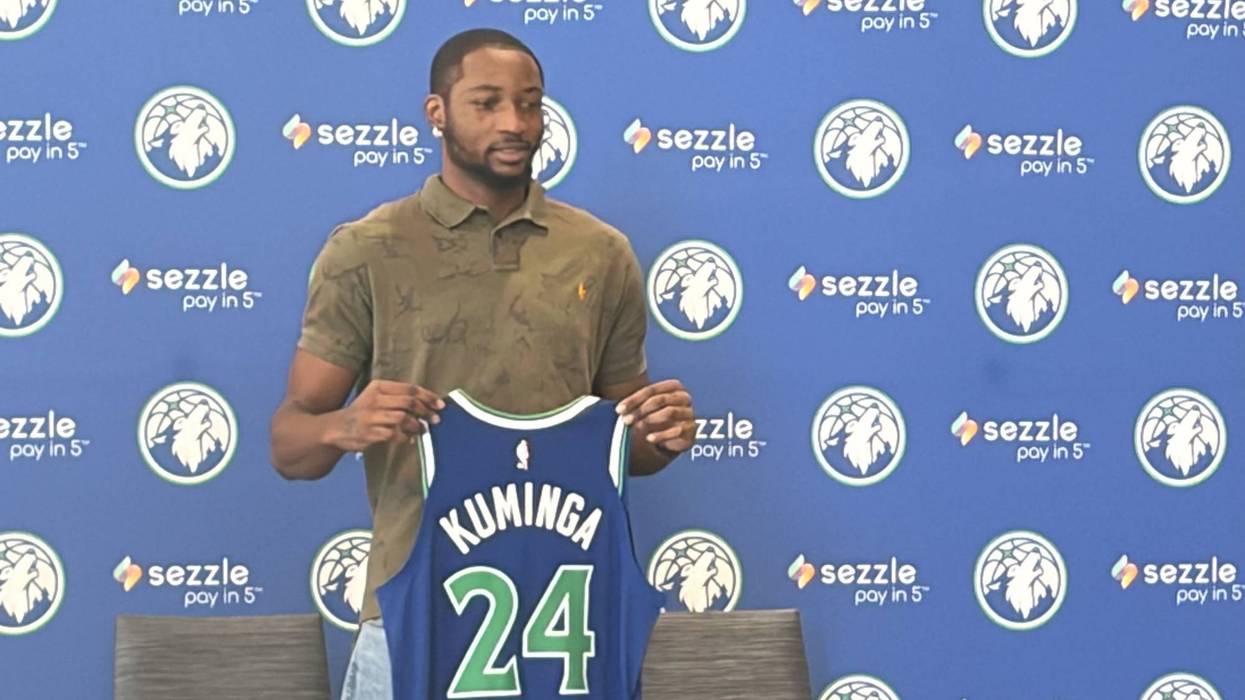 While the deal's been done for a while now, Jonathan Kuminga didn't arrive in Minnesota until earlier this week. The team's new forward credited stars Anthony Edwards and Lamelo Ball for helping get him to the Timberwolves: "Me and Melo and Ant spoke pretty much every day."