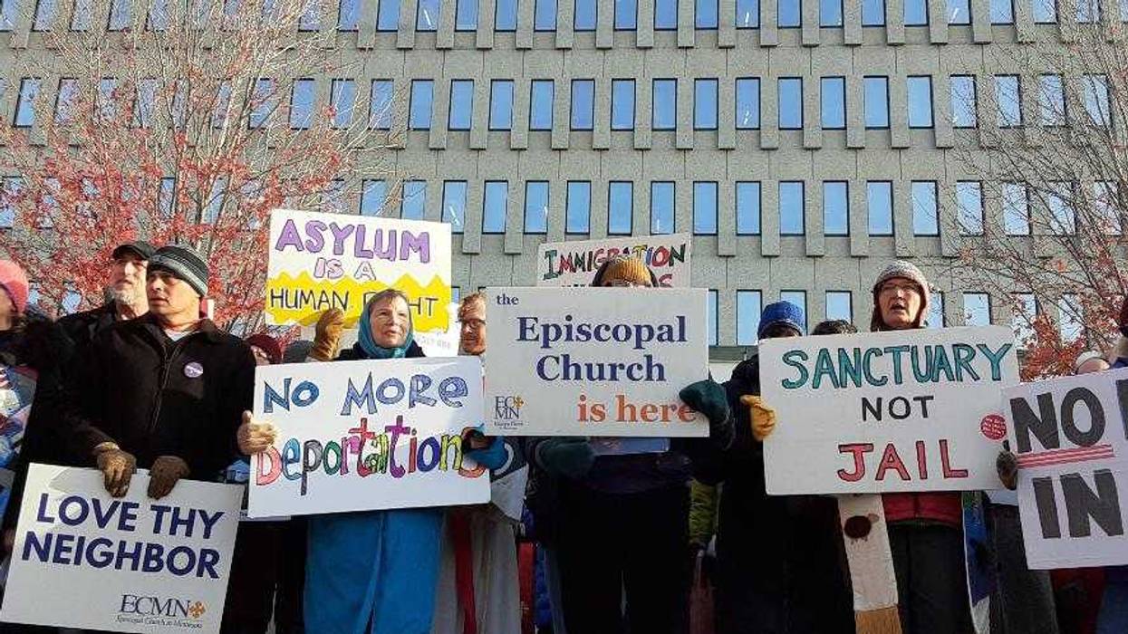 Whipple building protest