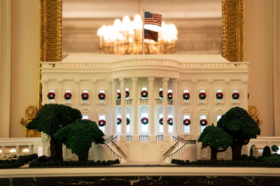 White House gingerbread house