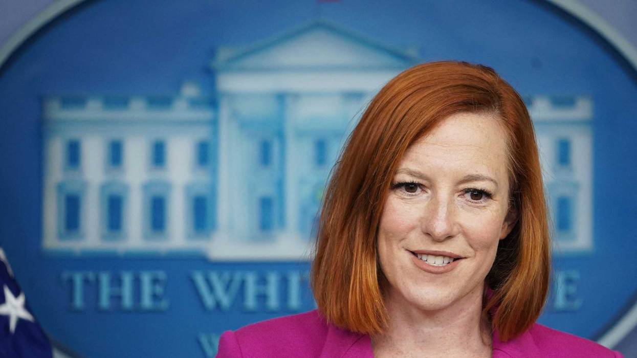 White House Press Secretary Jen Psaki speaks during the daily press briefing on October 22, 2021, in the Brady Briefing Room of the White House in Washington, DC.