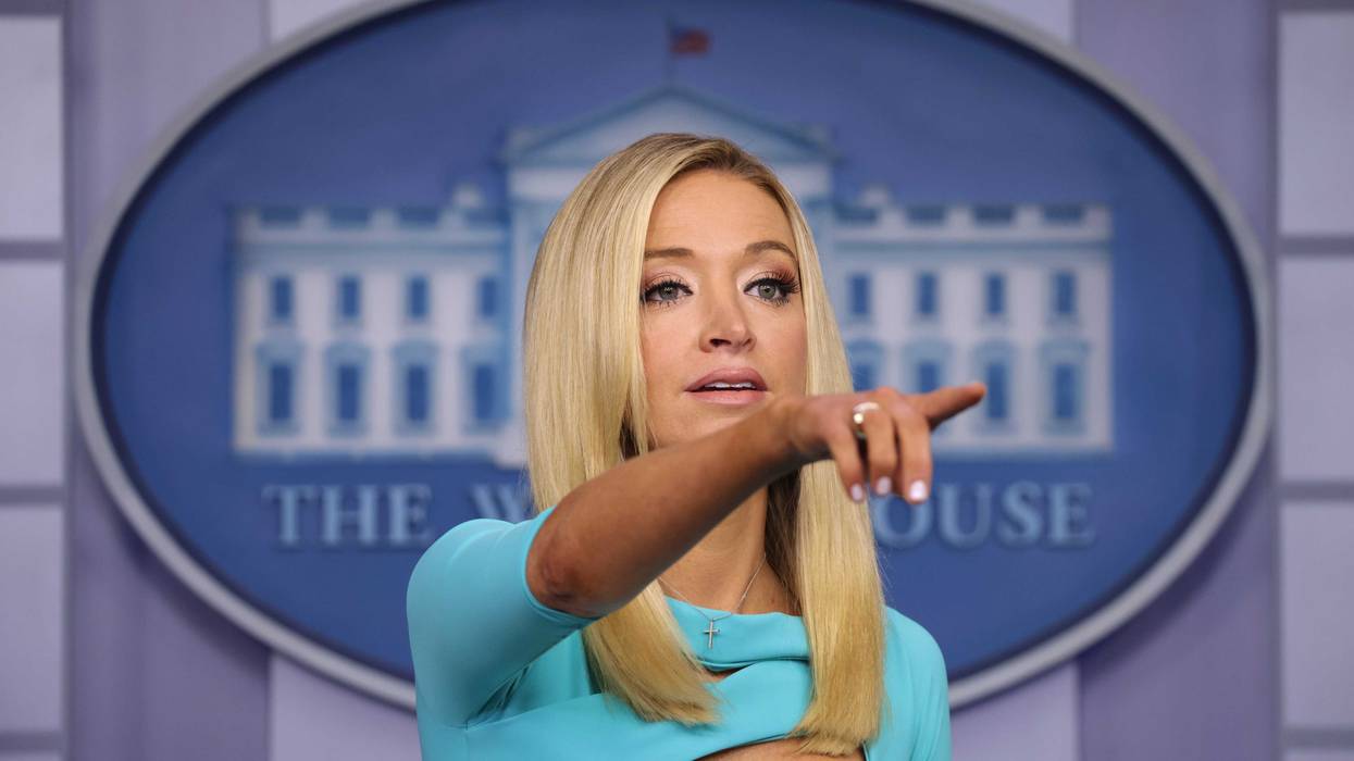 White House Press Secretary Kayleigh McEnany holds a news conference at the James Brady Press Briefing Room of the White House September 16, 2020 in Washington, DC.