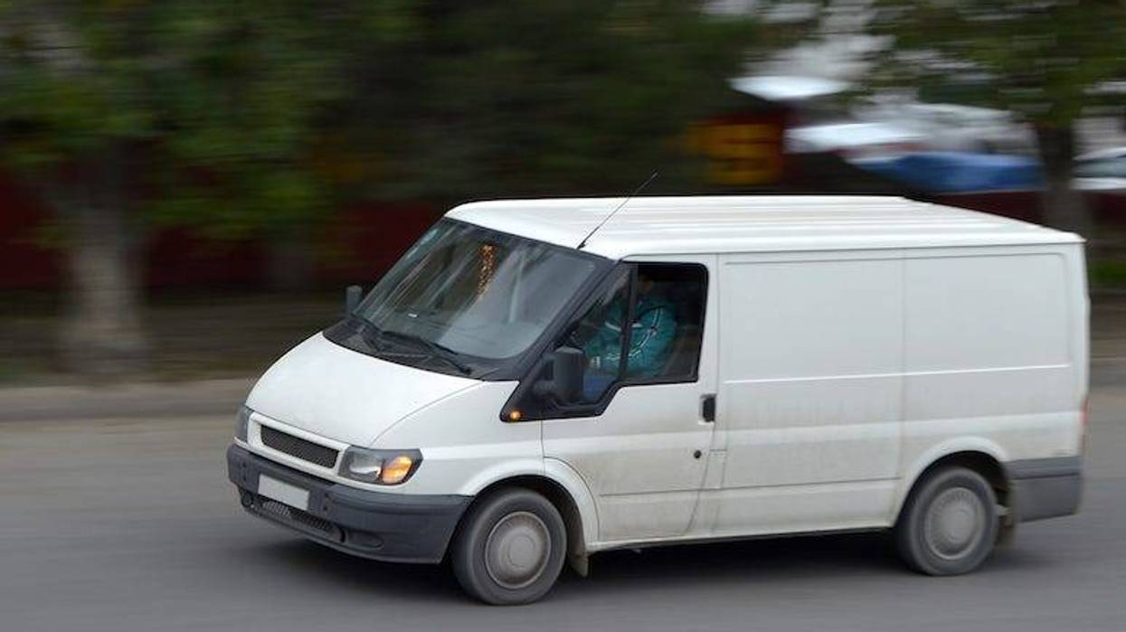 White Van, Road, Driving
