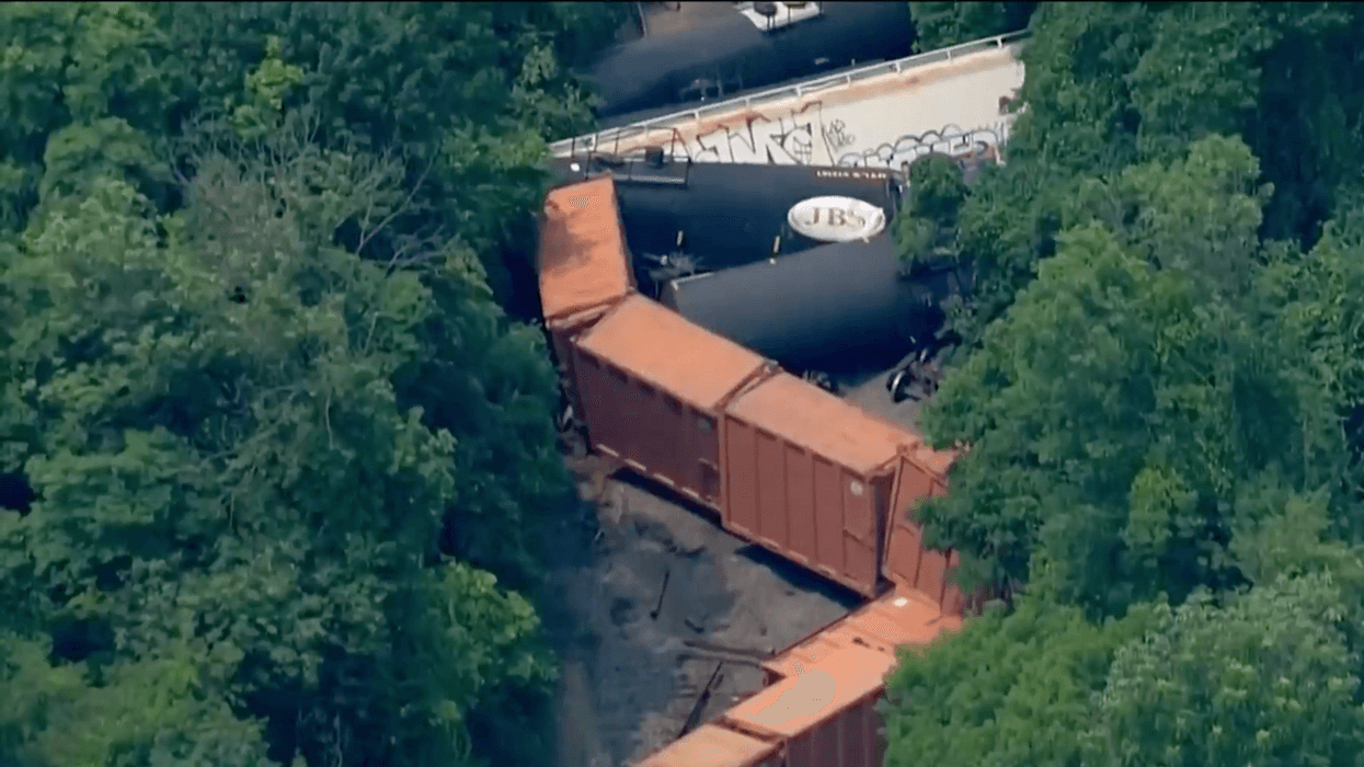Whitemarsh Township train derailment