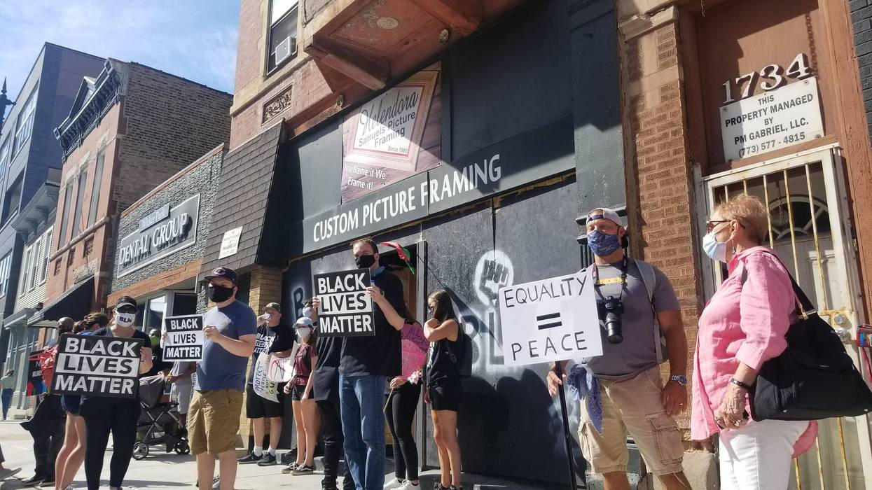 Wicker Park peace march