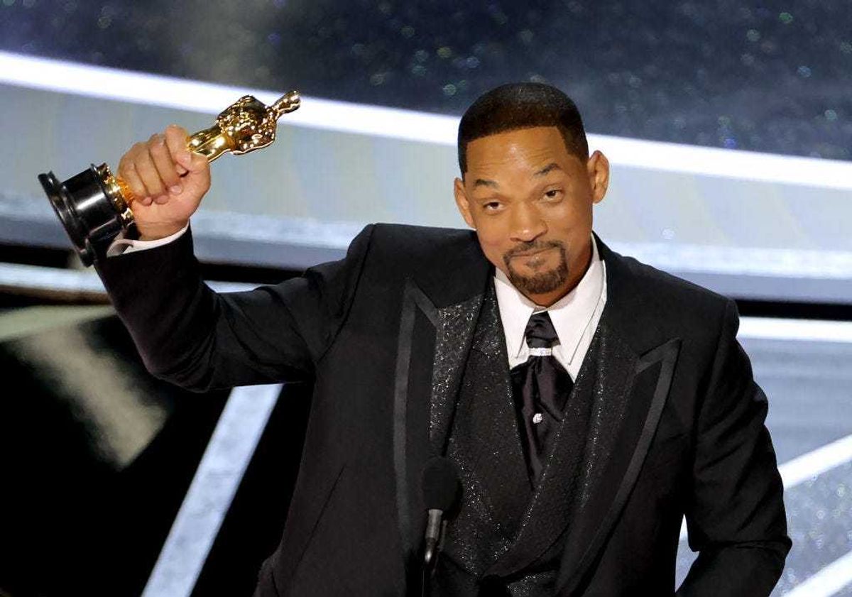Will Smith accepts the Actor in a Leading Role award for ‘King Richard’ onstage during the 94th Annual Academy Awards at Dolby Theatre on March 27, 2022 in Hollywood, California.