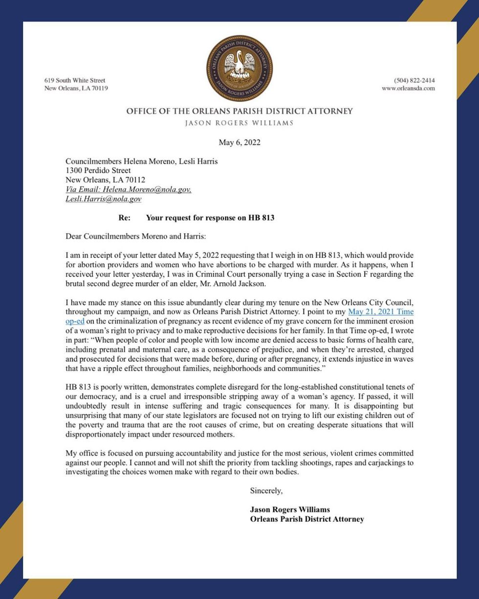 Williams response
