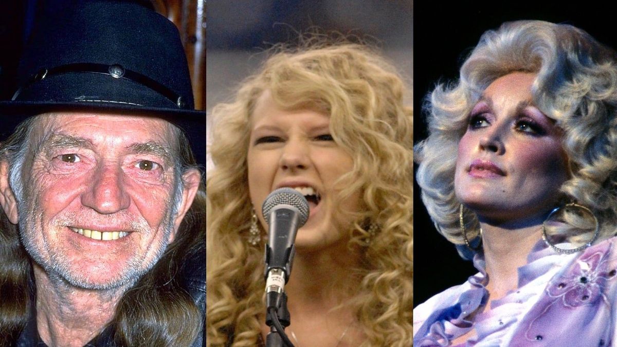 Willie Nelson, Taylor Swift, Dolly Parton