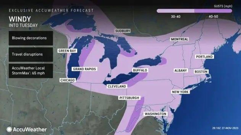 Wind Chill temperatures