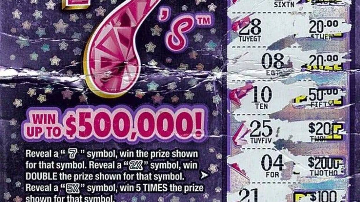 winning lottery ticket