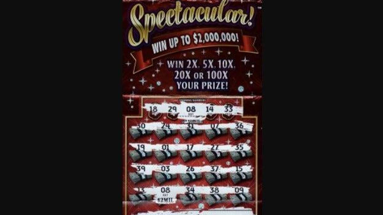 winning scratch-off lottery ticket