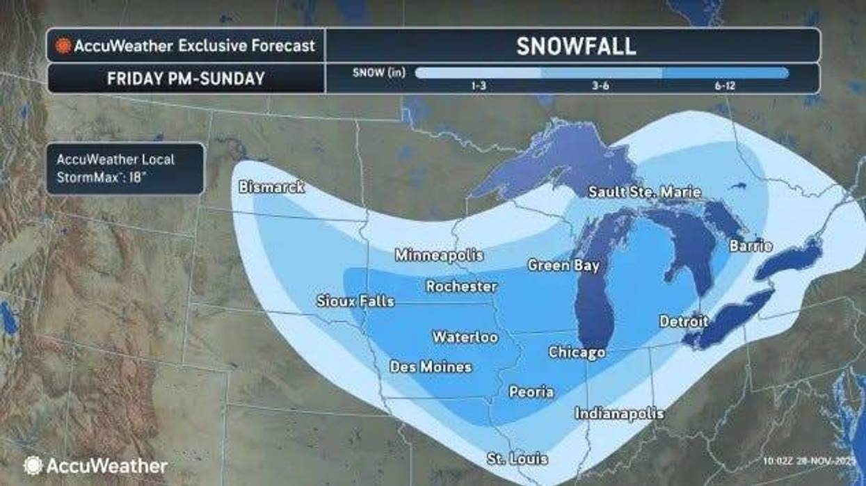 winter snow map