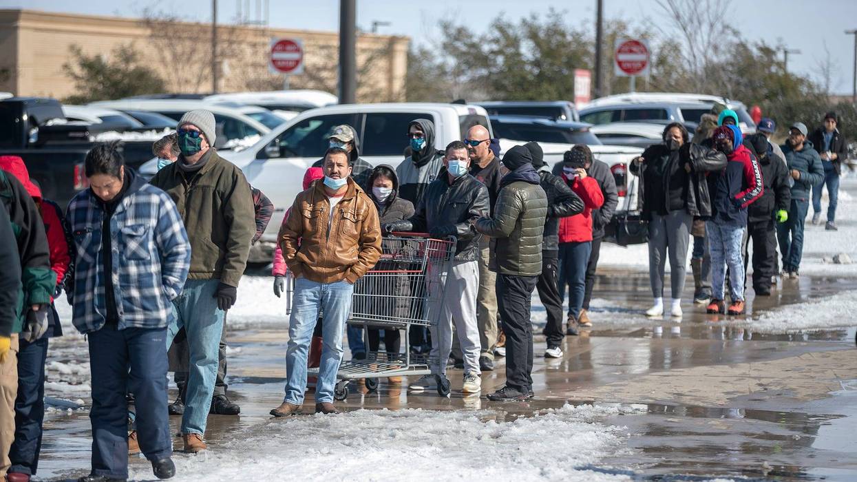Winter weather shoppers