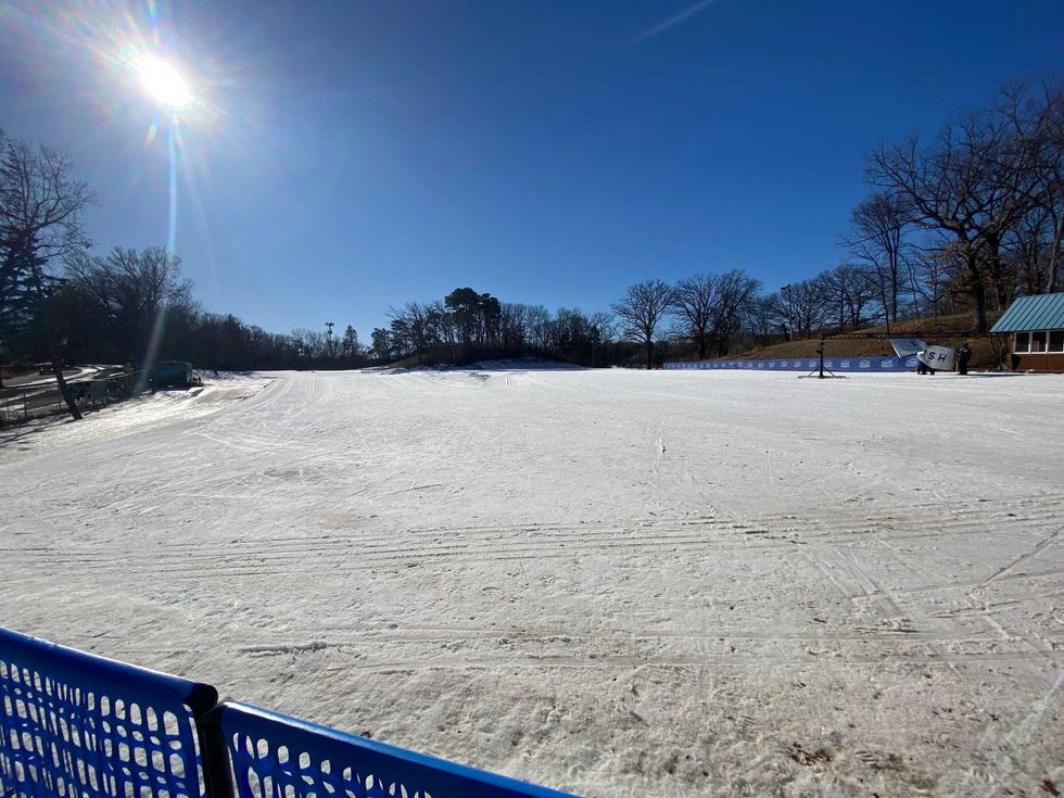 With MSP seeing only about 5 inches of snow so far, and temperatures soaring to above 50 earlier this week, organizers have been cranking out manmade snow since Thanksgiving to make sure the Loppet has enough snow for racing.