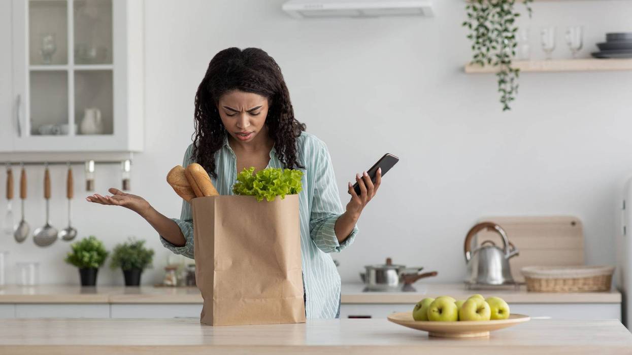 Woman Forgot Grocery Item