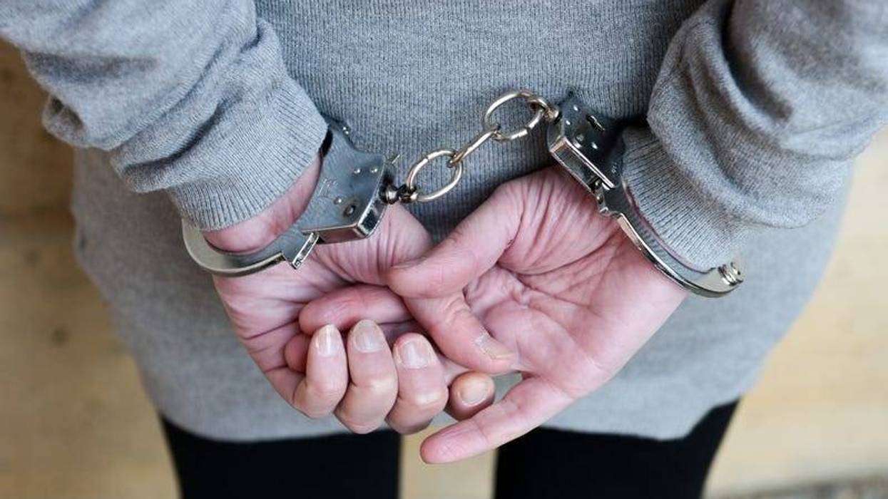 Woman, Handcuffs