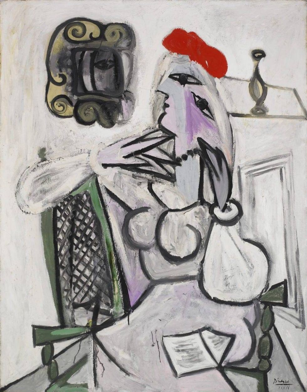 Woman in a Red Hat