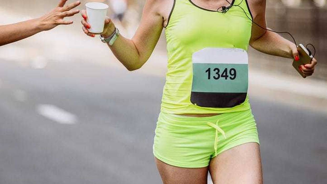 woman marathon runner