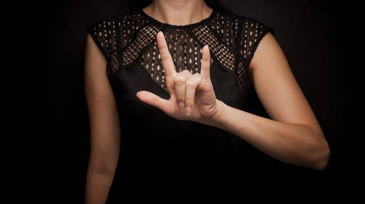 Woman, Sign Language, Love