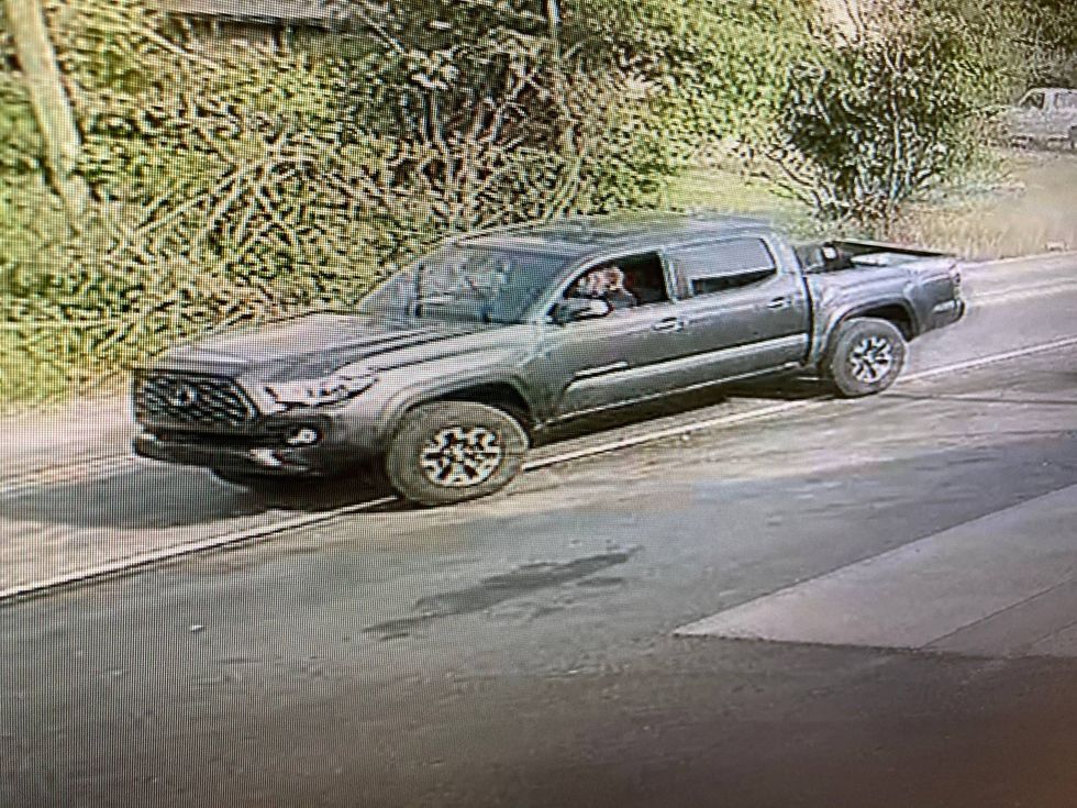 Woman strikes EMS worker with truck